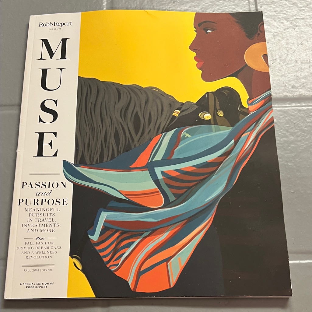 Robb Report Muse Magazine Rare Collectible 2018 Robb Report Muse Magazine Rare Collectible 2018